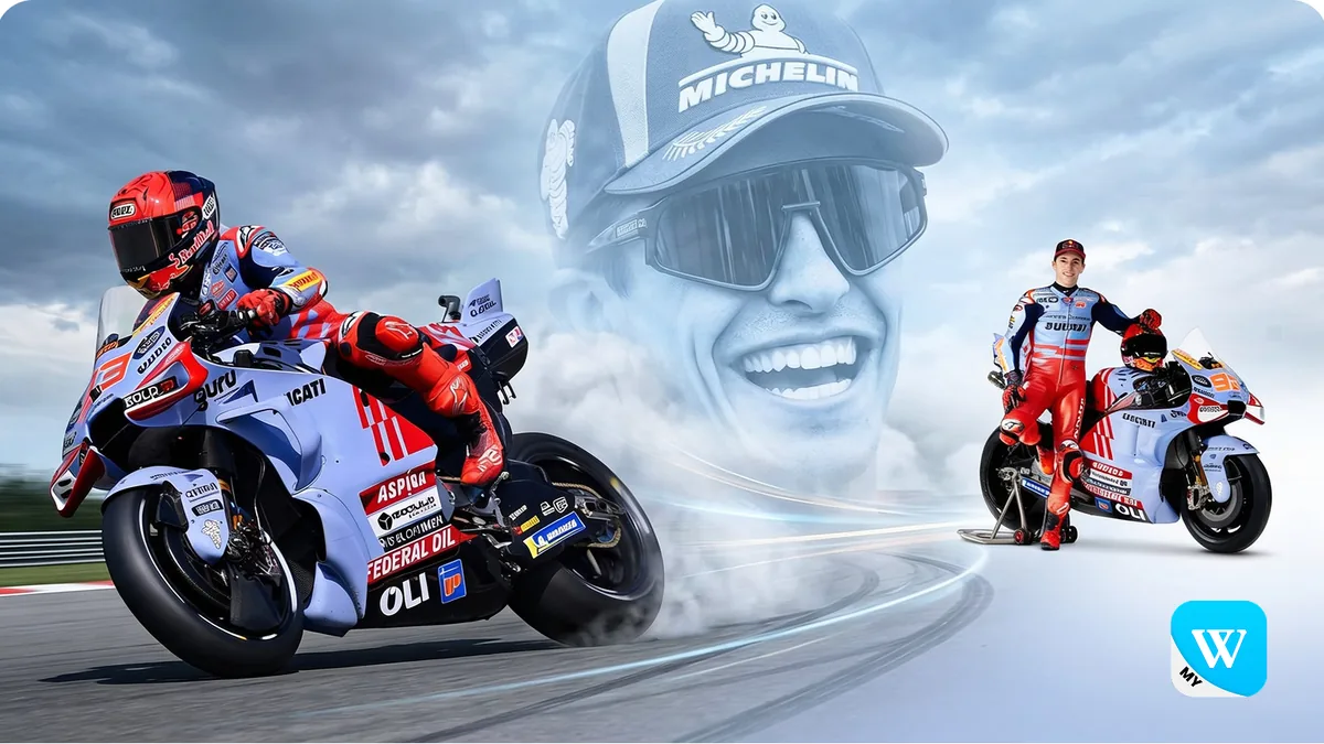 Marc Marquez Winbox Brand Ambassador motorcycle racing campaign 2024 to 2025
